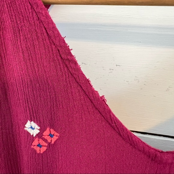 Free People Oxford Embroidered Mini Dress. Size Small. - Picture 8 of 15